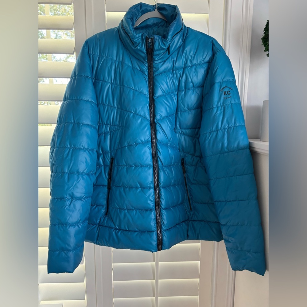 Kenneth Cole Vibrant Blue Men’s Outerwear